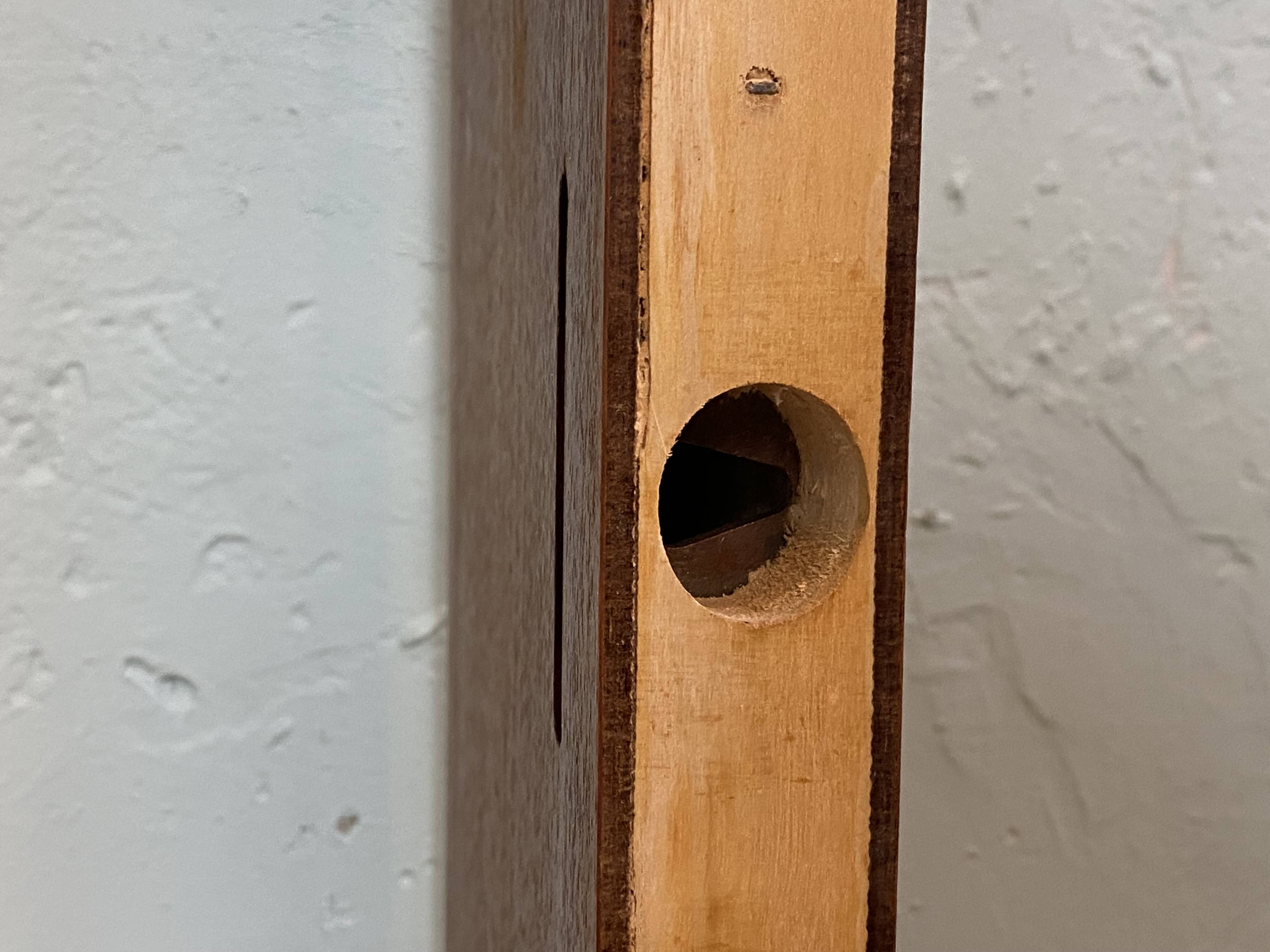 Vintage Scandinavian design teak wall shelves
