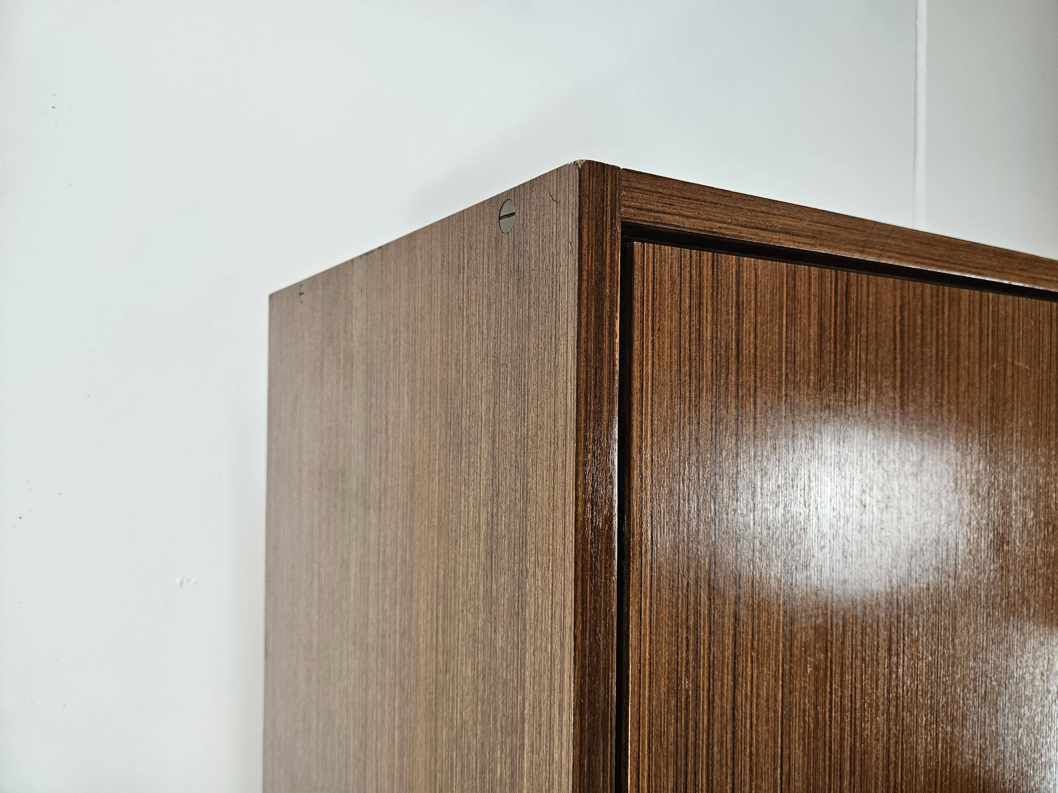 Vintage 1960s two-door wardrobe