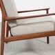 Midcentury Danish easy chair in teak by Svend Aage Eriksen for Glostrup 196
