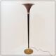Lampadaire Art déco en métal et laiton