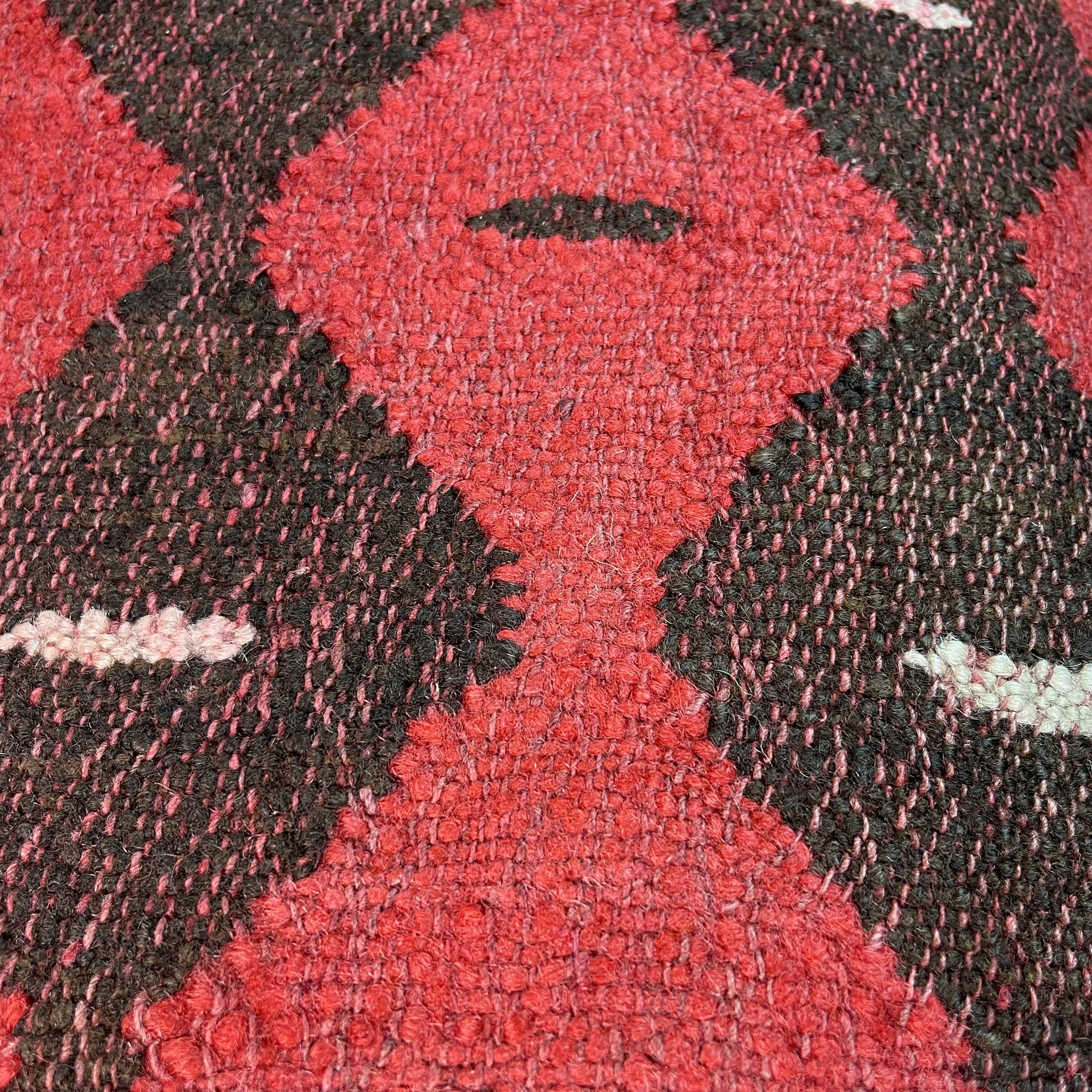 Vintage turkish kilim cushion cover 30x50cm