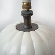 Pair of ceramic lamp feets