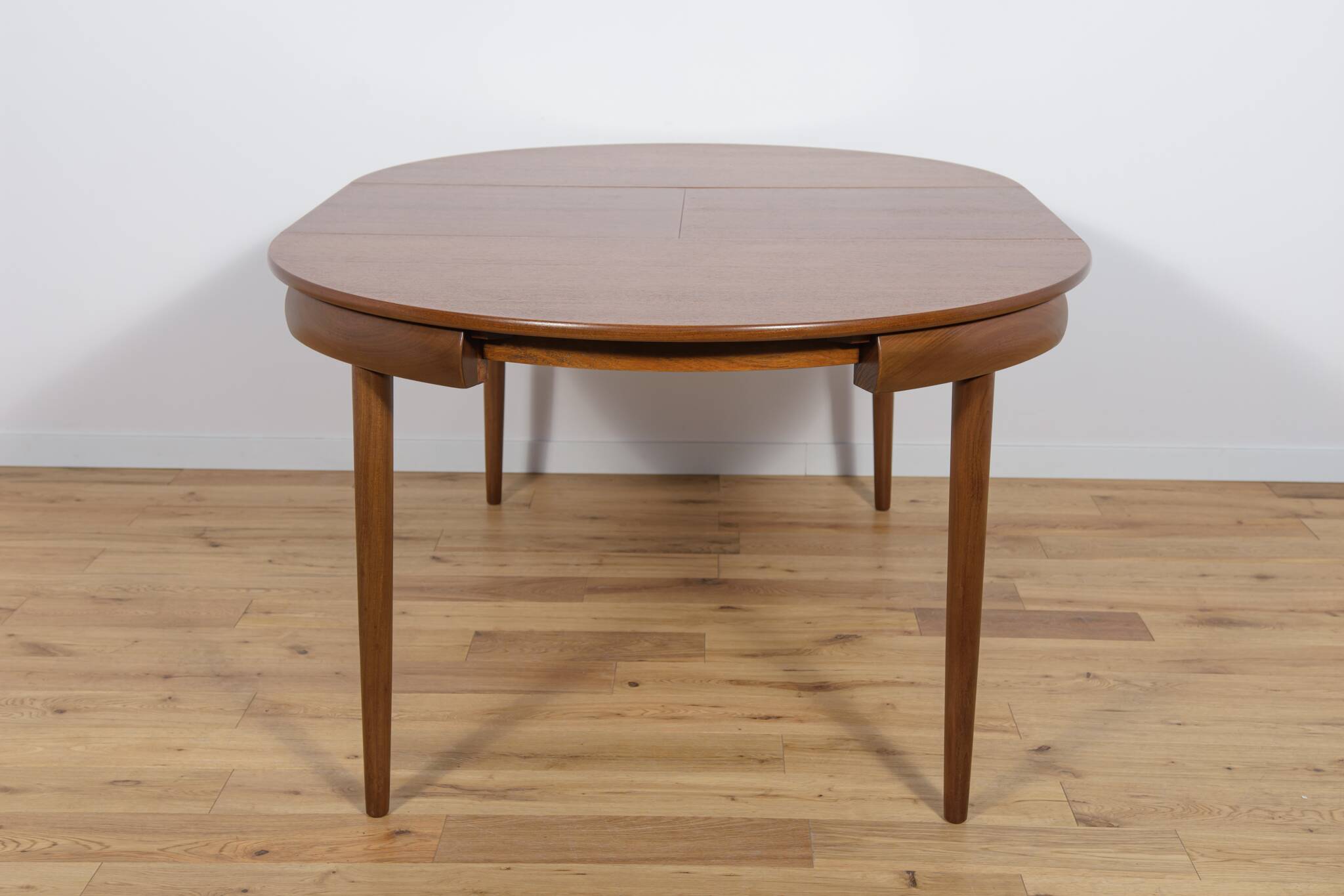 Mid-Century Teak Dining Table & Chairs by Hans Olsen for Frem Røjle, 1960s, Set of 5