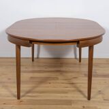 Mid-Century Teak Dining Table & Chairs by Hans Olsen for Frem Røjle, 1960s, Set of 5
