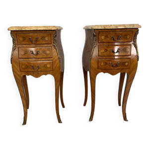 paire de chevets marbre