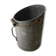 Old bucket coal zinc old zinc coal bucket zinkkohleeimer rustic decoration