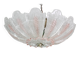 Milan, Pink Sunflower Murano Glass Ceiling Light Or Chandelier