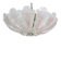 Milan, Pink Sunflower Murano Glass Ceiling Light Or Chandelier