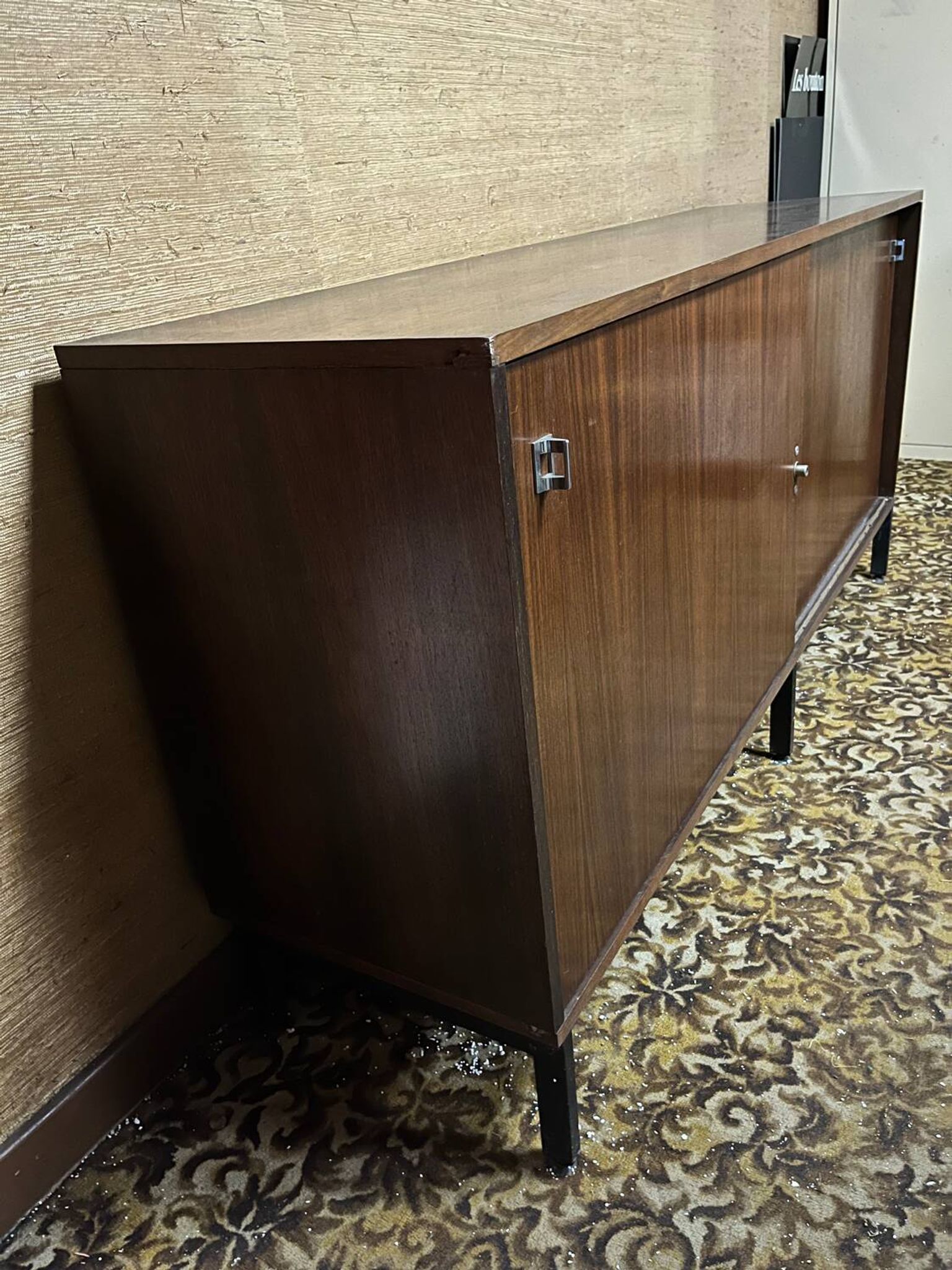 Vintage rosewood veneer sideboard 1980