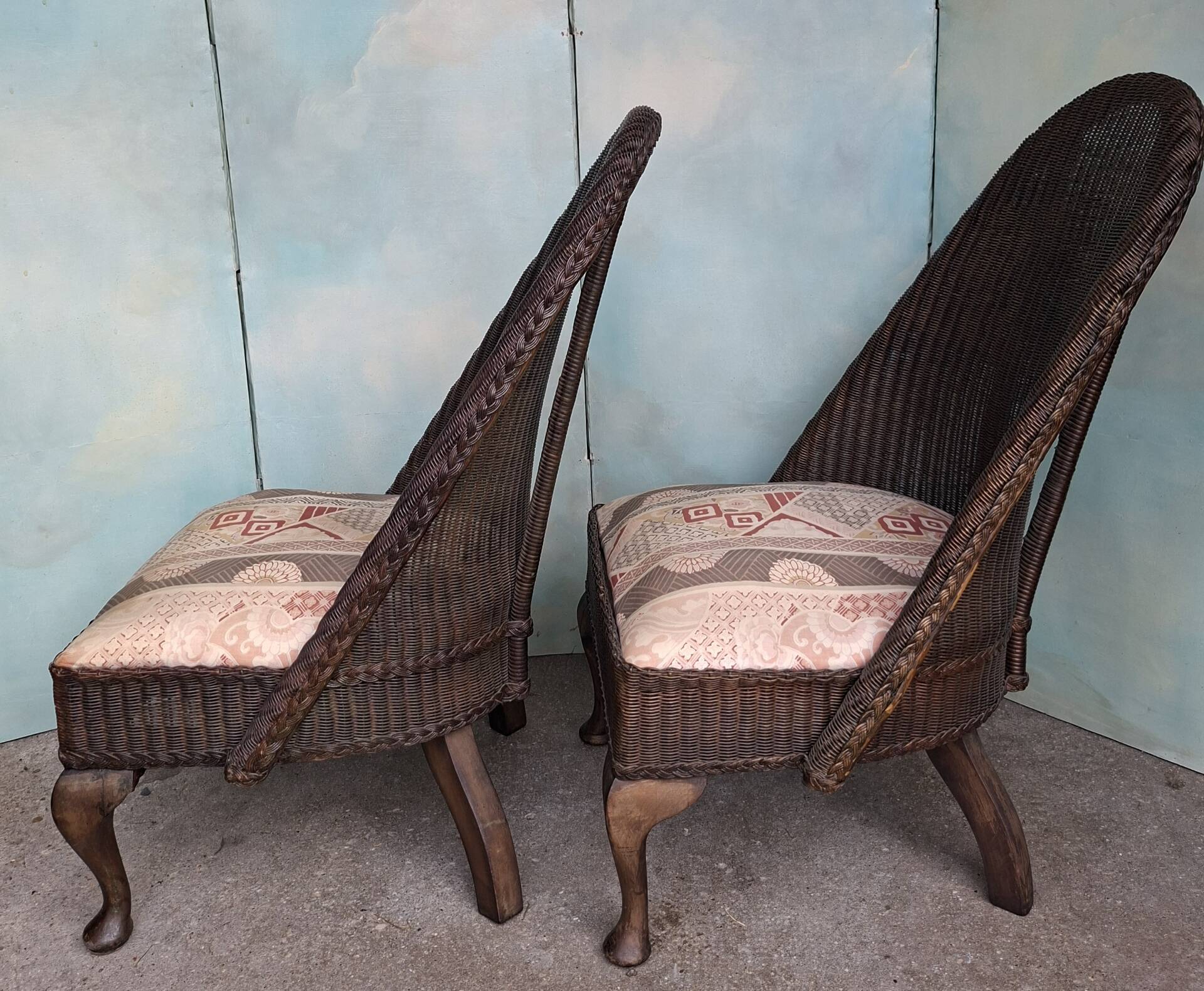 2 Lloyd look 1940 armchairs