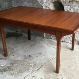 Scandinavian teak dining table S.RM. with extensions 1960