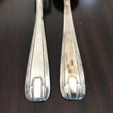 Set of 6 silver metal cutlery (box of 12 pieces)