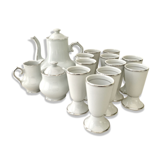 80s coffee service for 10 people