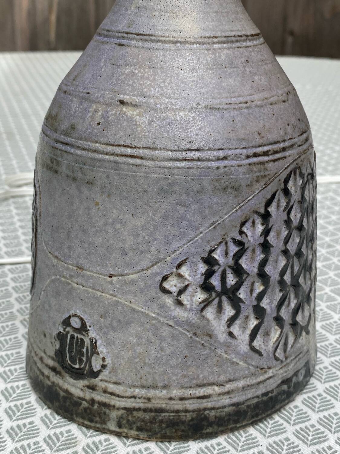 Vintage ceramic lamp from the 60s