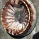 Empty Ashtray Pocket in Ceramic Marble Effect D 14 cm