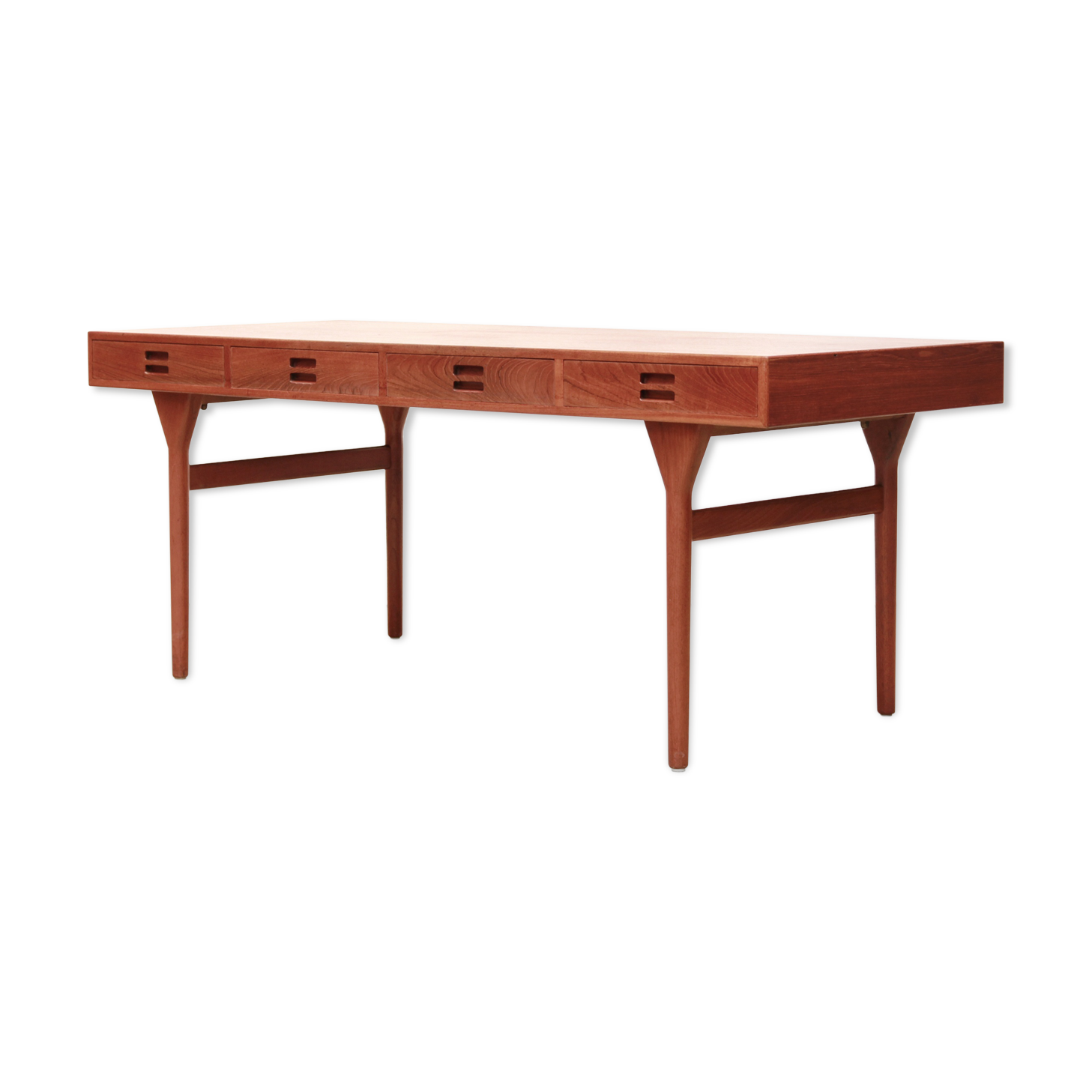 Teak Desk by Nanna Ditzel for Søren Willadsen, 1950s