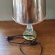 Adnet Art Deco style lamp, glass and brass