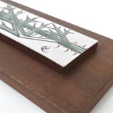 Vintage 1960s thistle wall decor