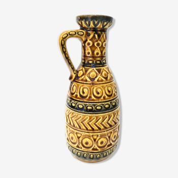 Ochre vase West Germany, 1970