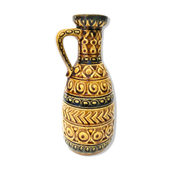 Vase ocre West Germany, 1970