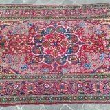 Tapis d'orient fait main ancien persan esfahan 2,15 x 1,35 m
