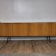 Scandinavian teak and metal sideboard