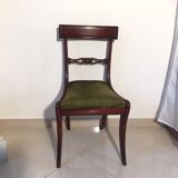 Series of 6 old mahogany chairs