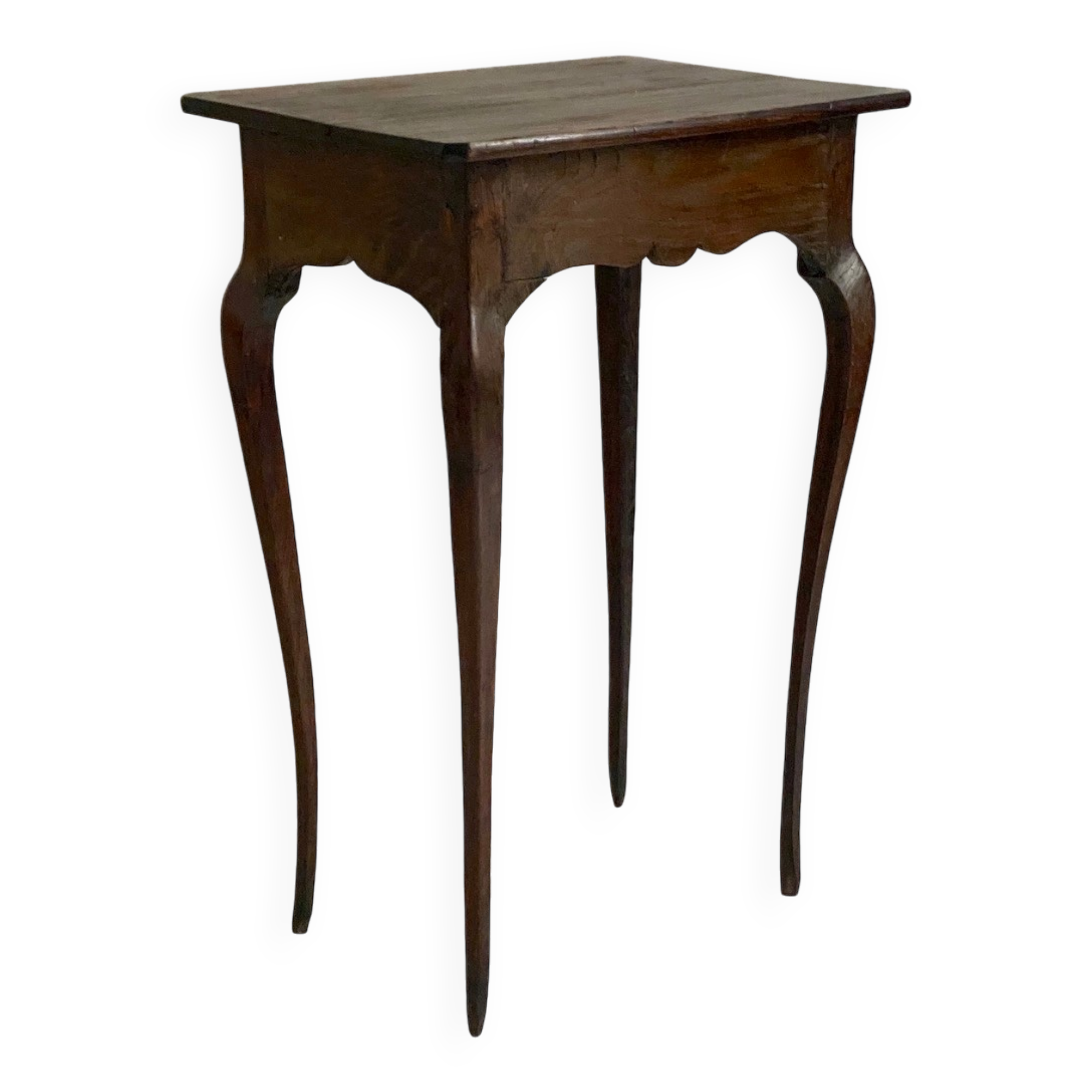 Side table with curved legs