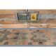 Vintage Turkish Oushak Handmade Wool Runner 88x357