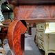 Console d’époque Restauration en acajou – Dessus de marbre – XIXe siècle