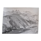 Photo argentique anonyme montagnes vers 1970