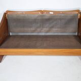 Teak Solid Wood Leather Danish Design by Mikael Laursen, 1970s