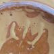 Set of 2 ceramic plates Ferney-Voltaire