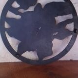 Vintage cast iron trivet