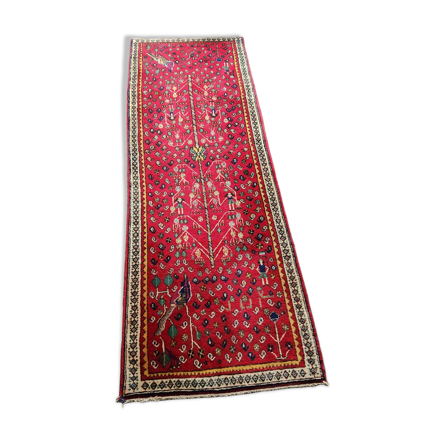 Old Persian hallway carpet