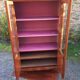 Louis XV marquetry library display case with 2 doors stamped Maurice Rinck