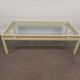 Glass and metal coffee table Pierre Vandel