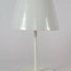Vintage table lamp/ white bedside table, Leucos