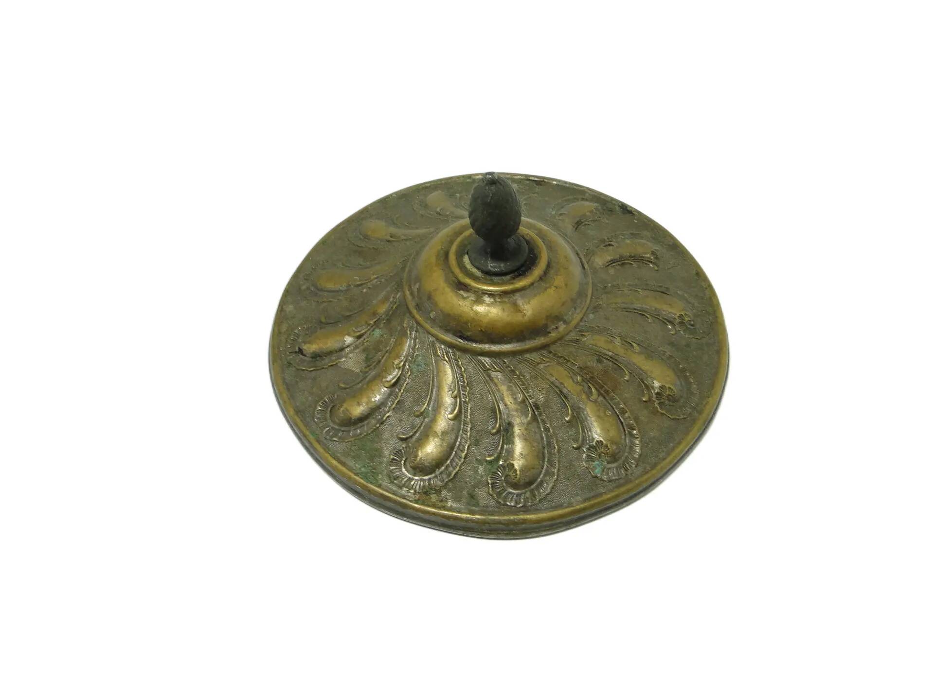 Rococo butter dish, glass, Germany, 19th century