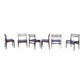 Danish modern model Eva  dining chairs in teak from Frem Røjle, Set of 6