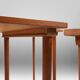 Ensemble de 3 tables gigognes scandinaves en bois de teck, Danemark, 1960