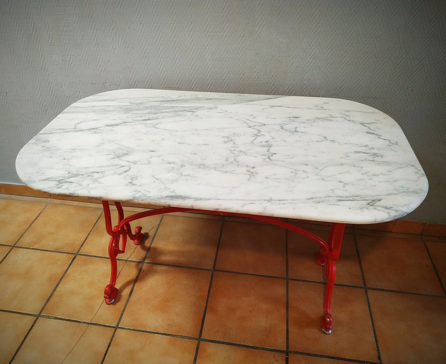 Marble bistro table