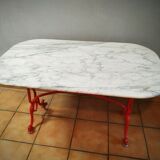 Table bistrot en marbre