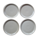 4 flat plates beige Jars France