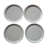 4  assiettes plates beiges Jars France
