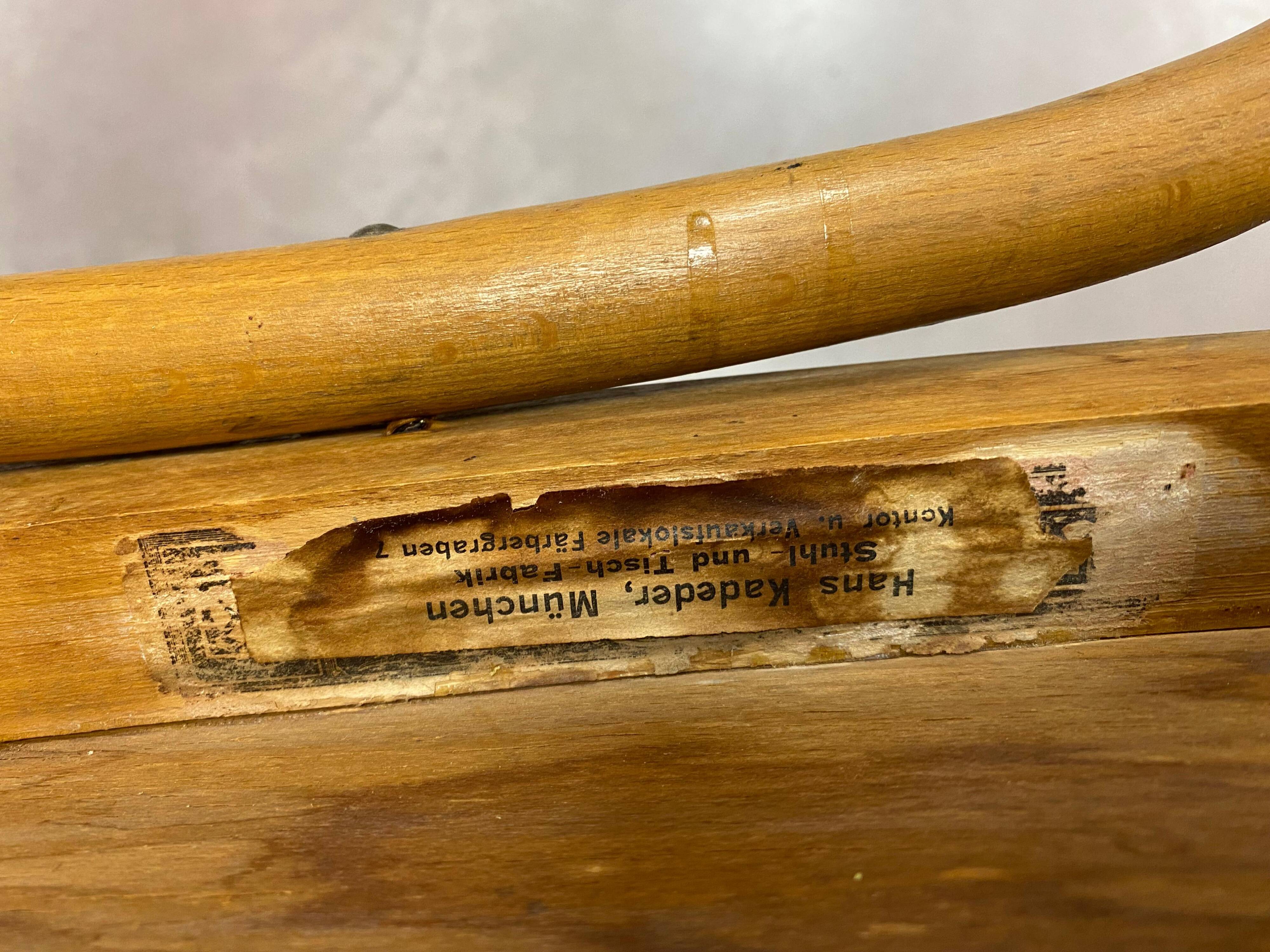 Very rare armchair no. 813 /1F by Josef Hoffmann for Jacob Josef Kohn