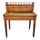 Antique Louis Philippe style desk with a tiered design - walnut - 19th century