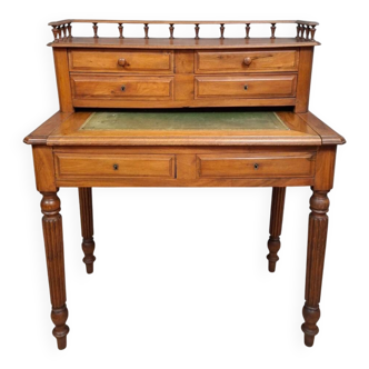 Antique Louis Philippe style desk with a tiered design - walnut - 19th century
