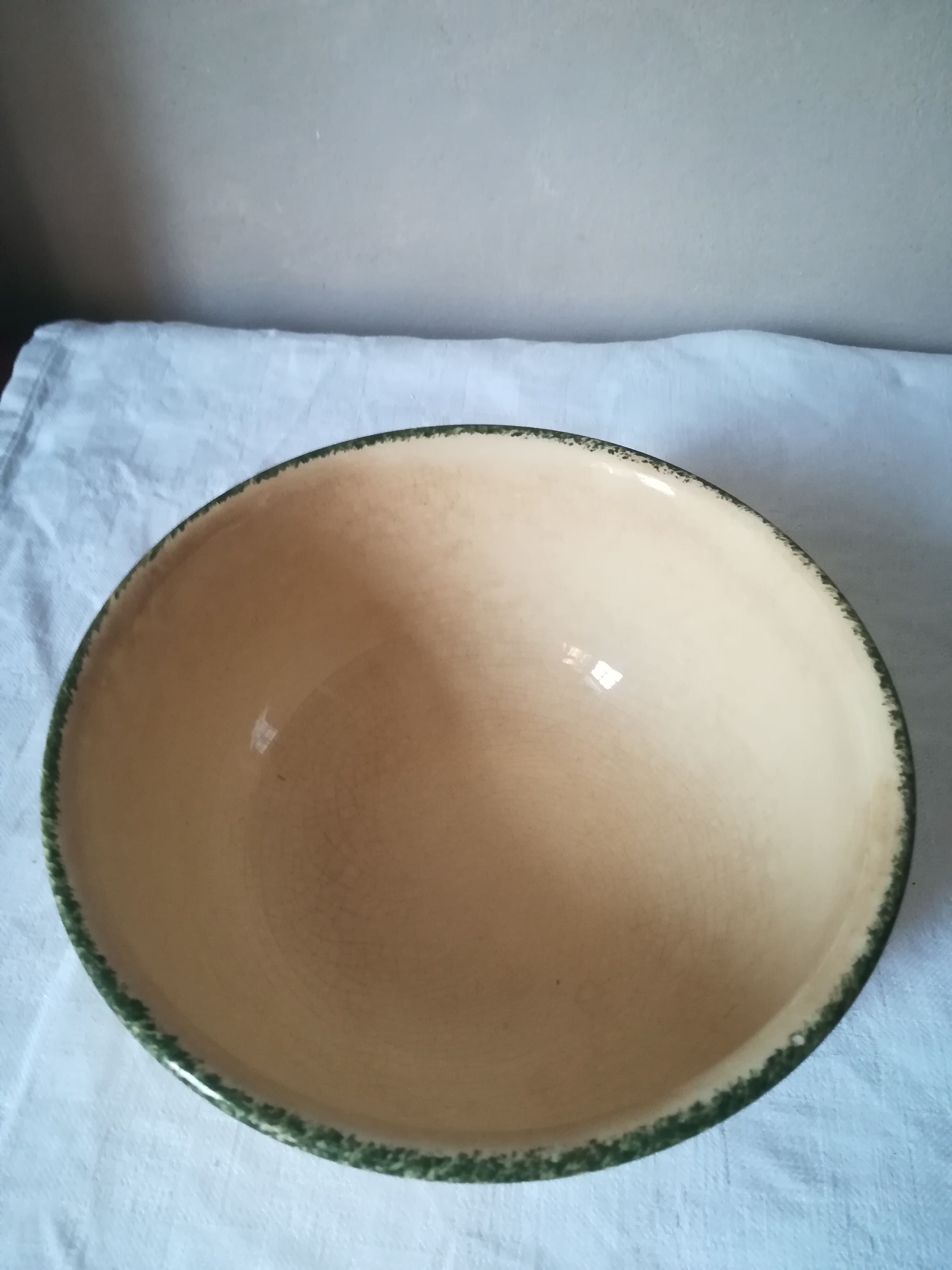 Small old salad bowl