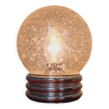Bubble glass table lamp, Space Age style, 70s
